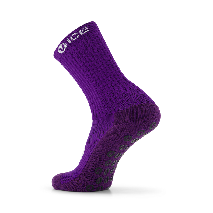 Grip Socks - Purple Crew