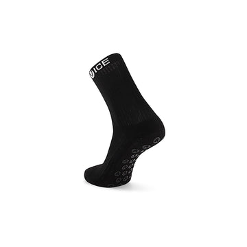 black grip sock crew length