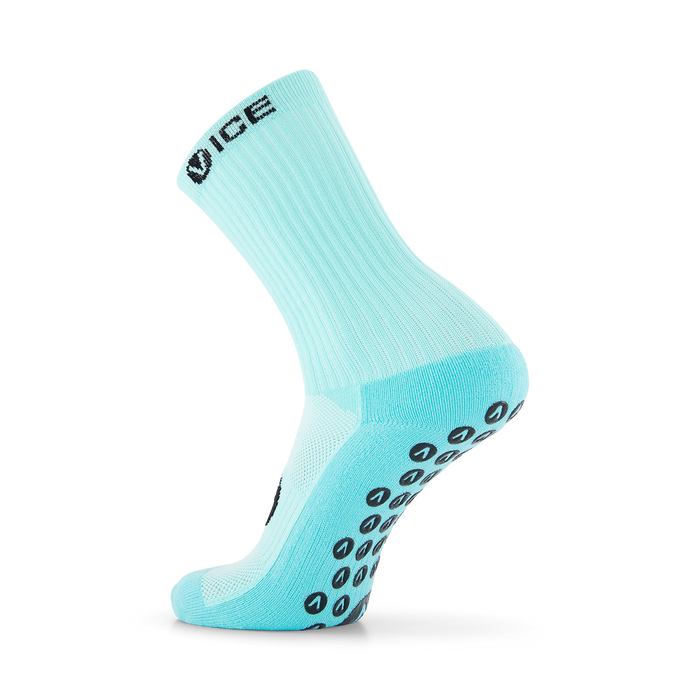 Grip Socks - Aqua Crew