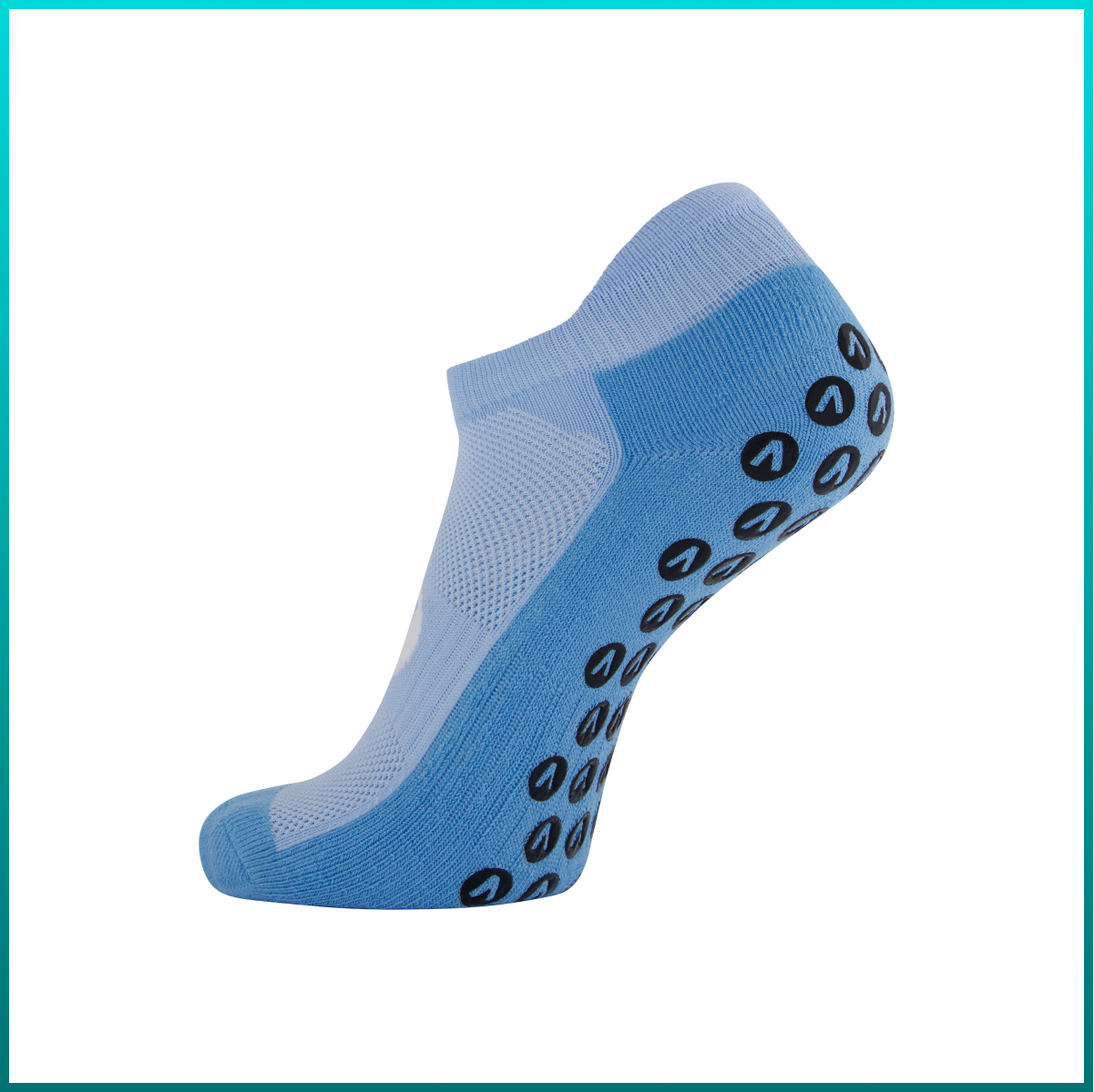 Grip Socks - Sky Blue Ankle