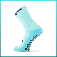 Grip Socks - Aqua Crew
