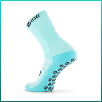 Grip Socks - Aqua Crew