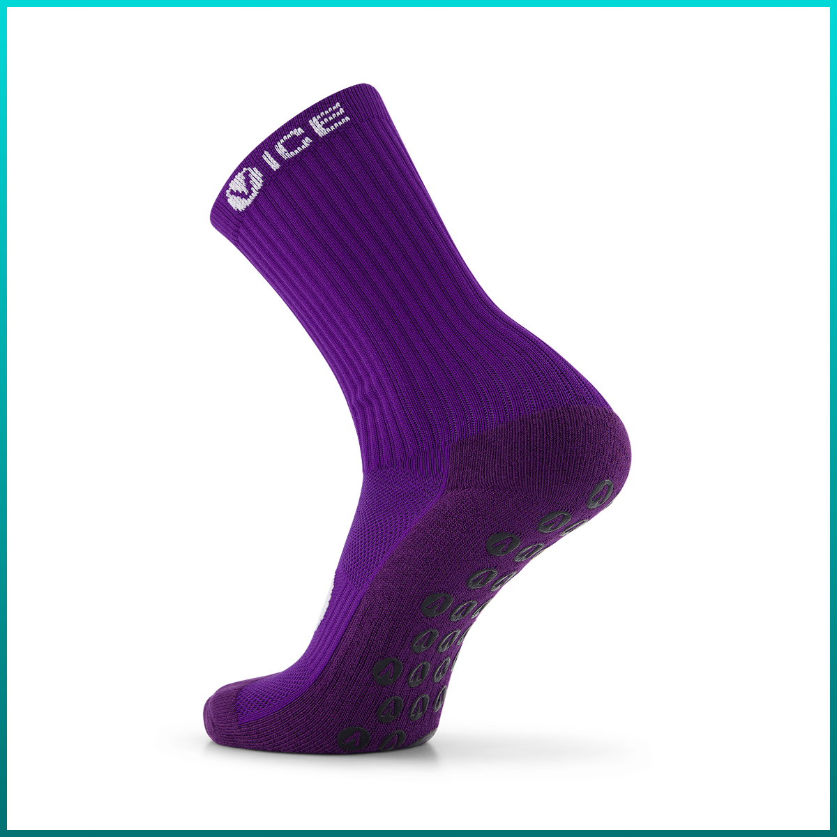 Grip Socks - Purple Crew