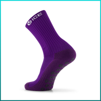 Grip Socks - Purple Crew
