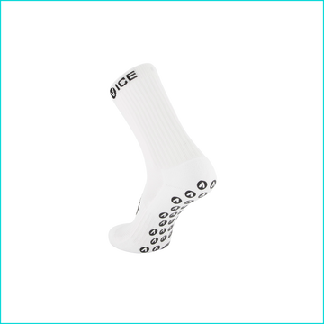 Grip Socks - White Crew