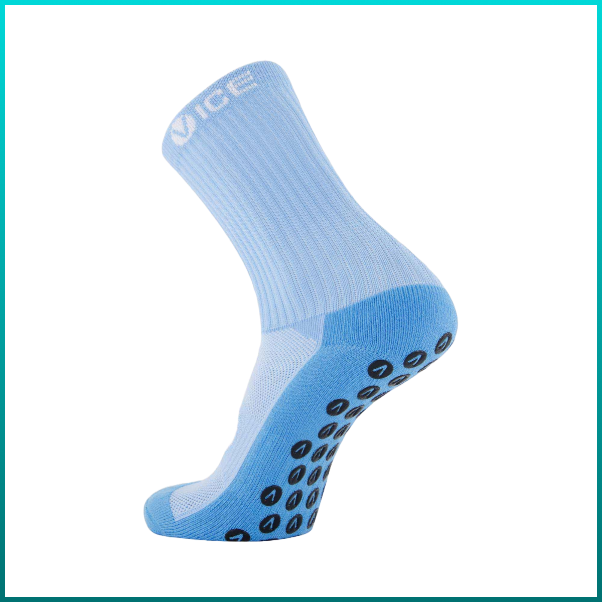 Grip Socks - Sky Blue Crew