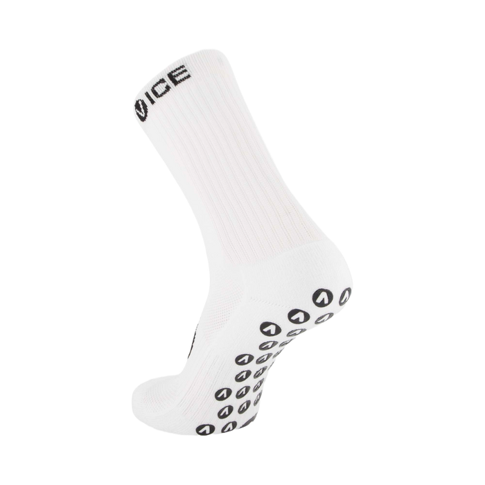 Grip Socks - White Crew