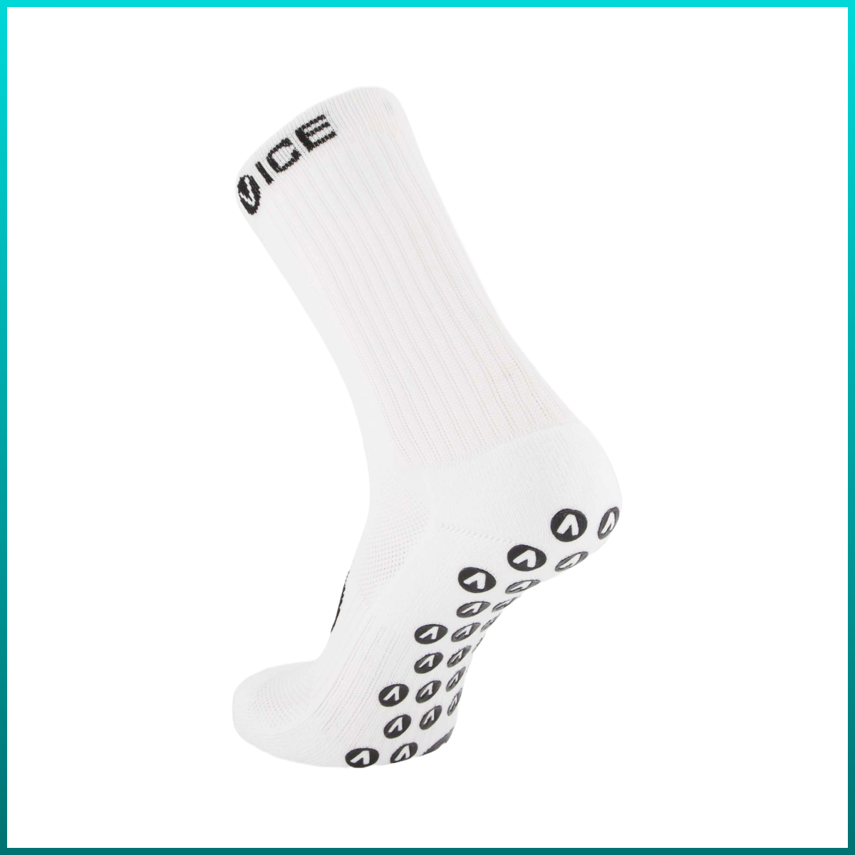 Grip Socks - White Crew