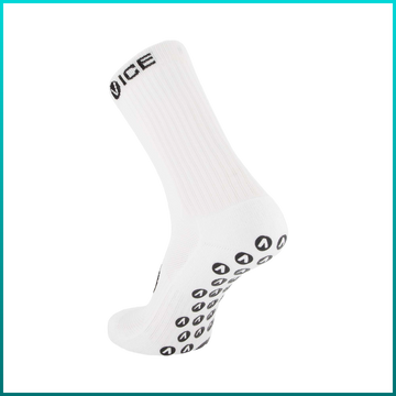 Grip Socks - White Crew