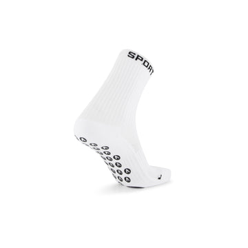 Grip Socks - White Crew