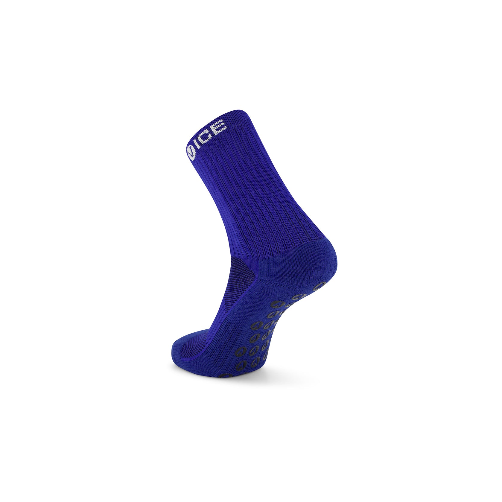 blue grip sock crew length